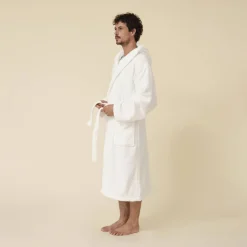 Albornoz algodón con capucha Zeus