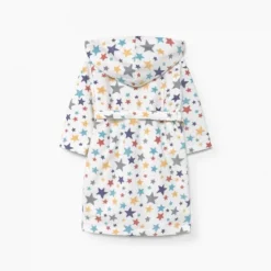 Albornoz infantil de algodón con estampado estrellasMulties