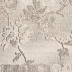 Alfombra de baño algodón jacquard floral Flom