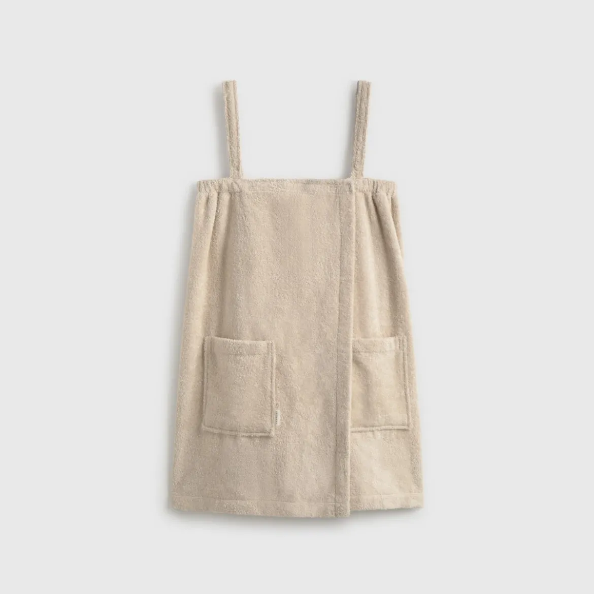 Bata ducha rizo algodón con tirantes Bataspa