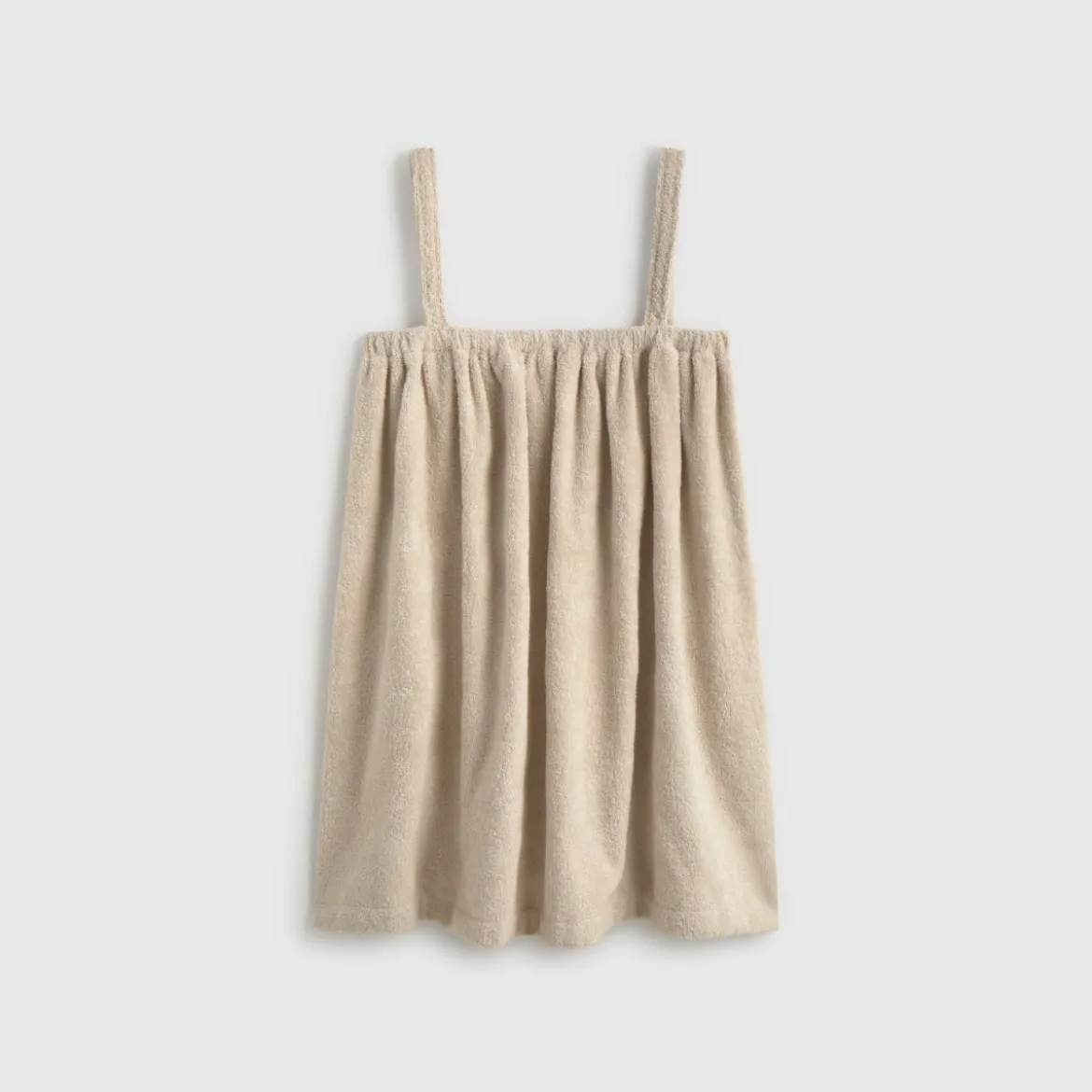 Bata ducha rizo algodón con tirantes Bataspa