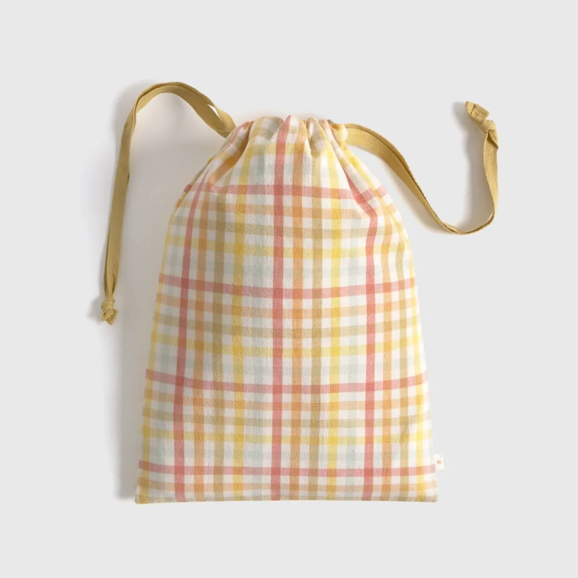 Bolsa algodón cuadros vicky
