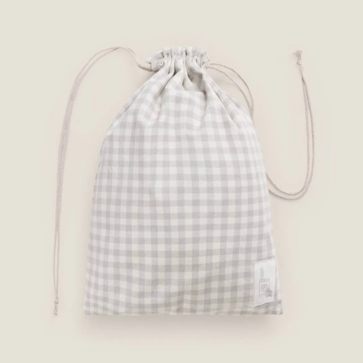 Bolsa de algodón cuadros vichy Lavar