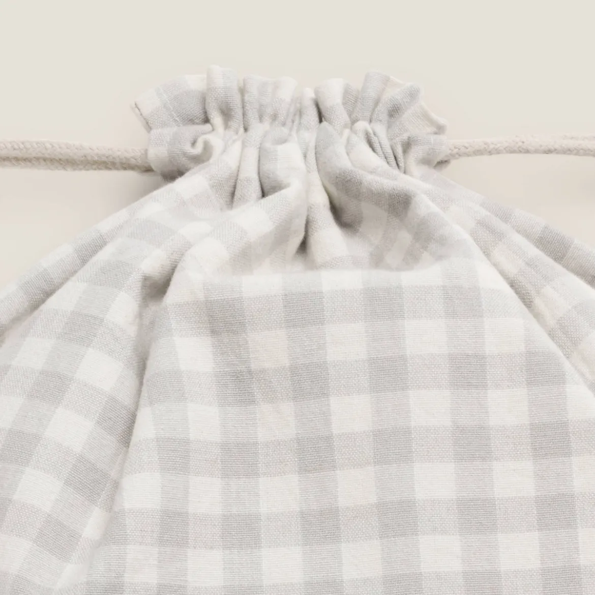 Bolsa de algodón cuadros vichy Lavar