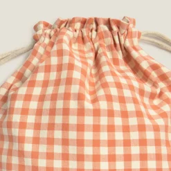 Bolsa de algodón cuadros vichy Lavar