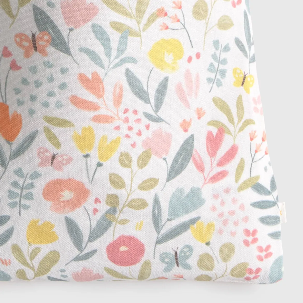 Bolsa de algodón estampado floral Bloom