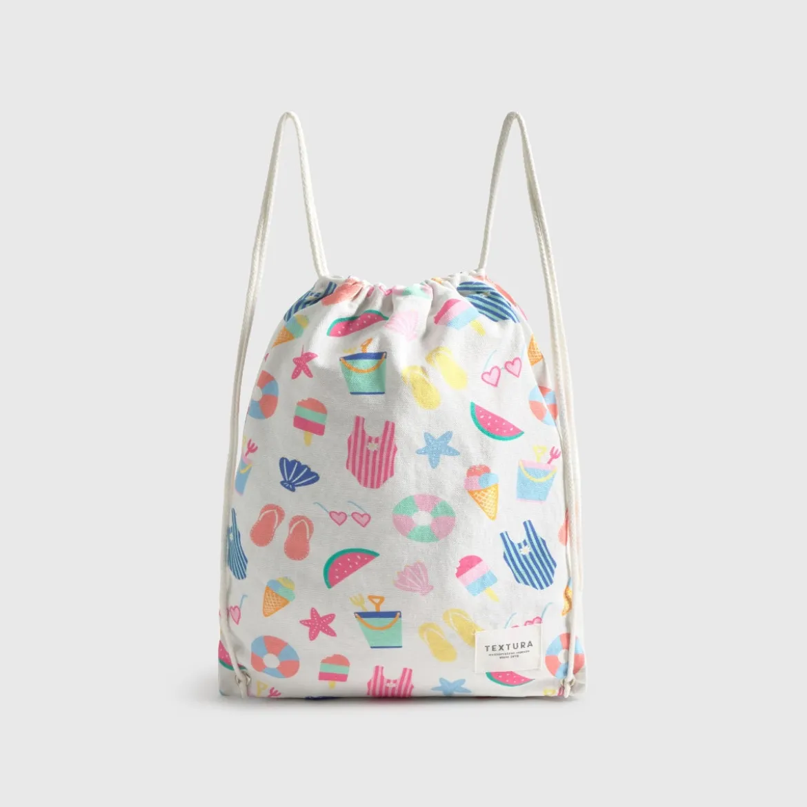 Bolsa mochila motivos playeros Etola
