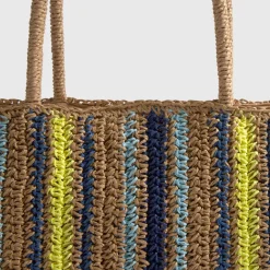 Bolso playa efecto rafia Rasqi