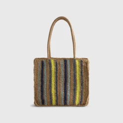 Bolso playa efecto rafia Rasqi