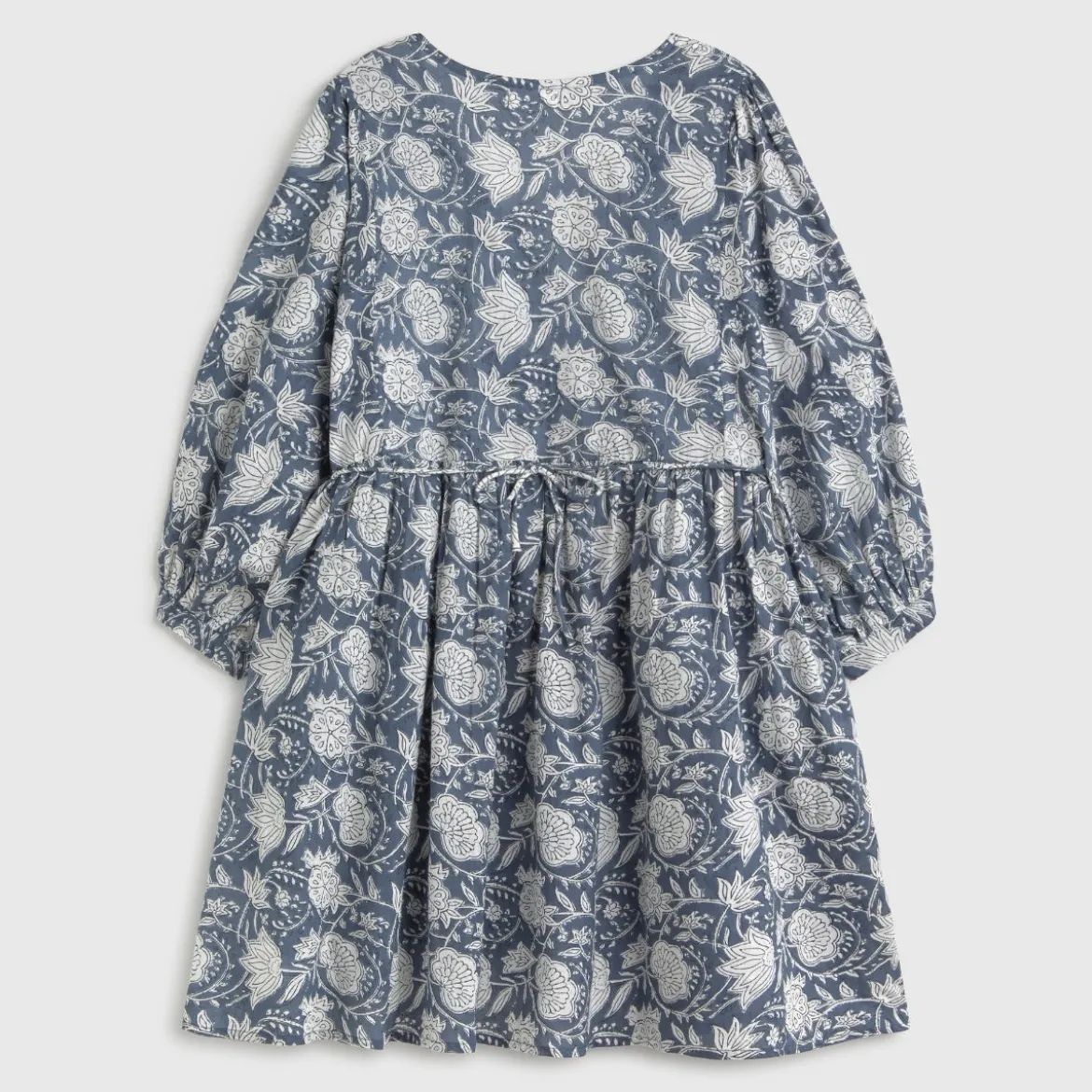 Caftán corto algodón estampado floral Kenco