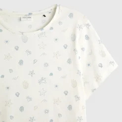 Camiseta algodón estampados marinos Moana