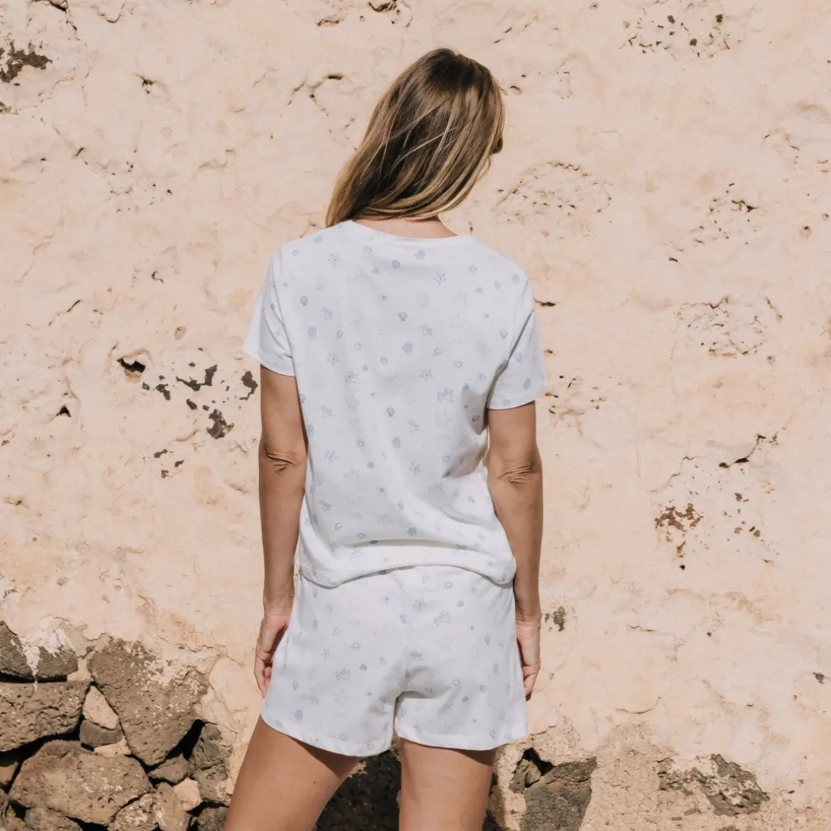Camiseta algodón estampados marinos Moana