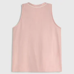Camiseta de punto de algodón con ribete Vegat