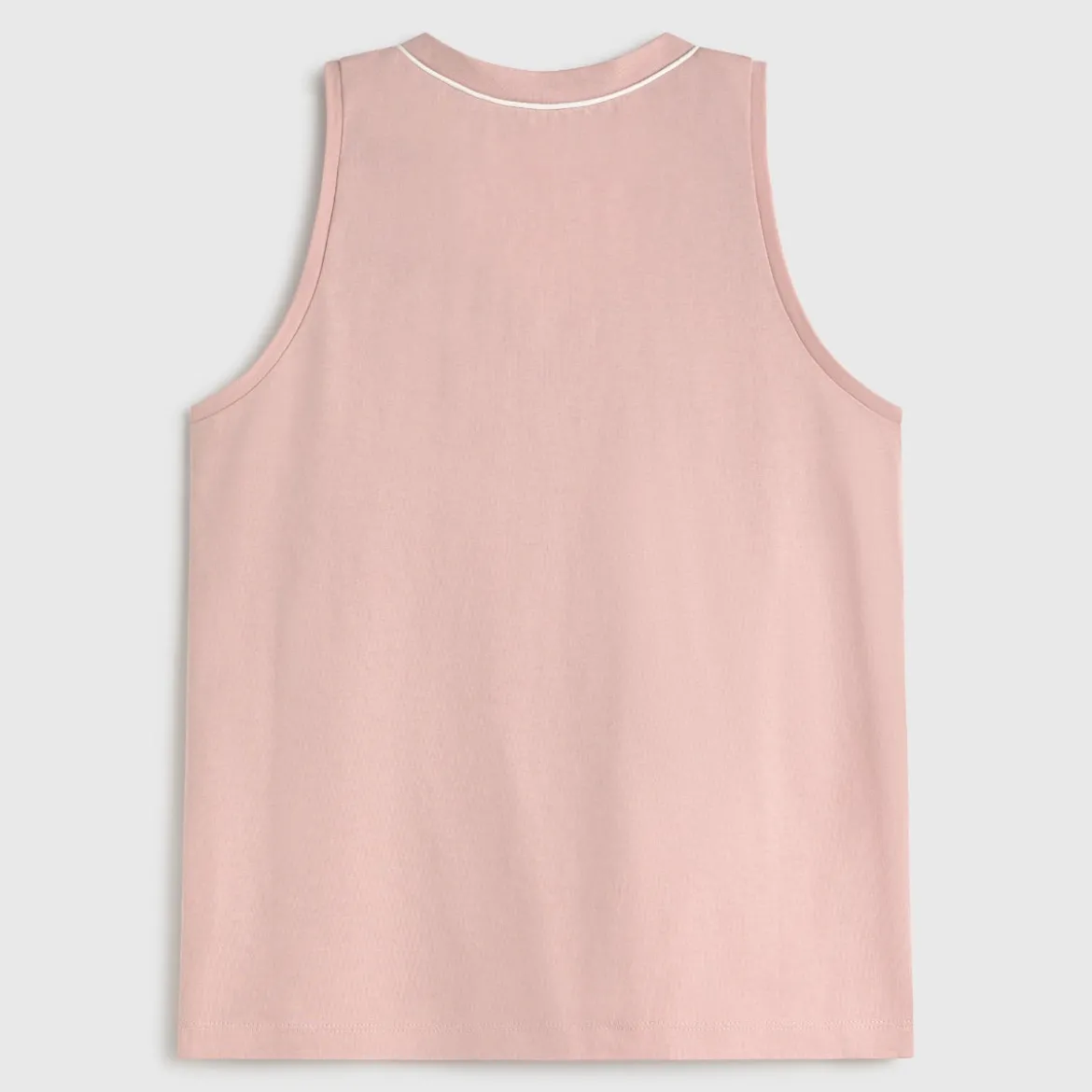 Camiseta de punto de algodón con ribete Vegat