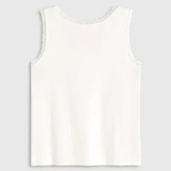 Camiseta tirantes algodón canalé Basi