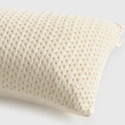 Cojín infantil algodón orgánico tricot calado Ralua
