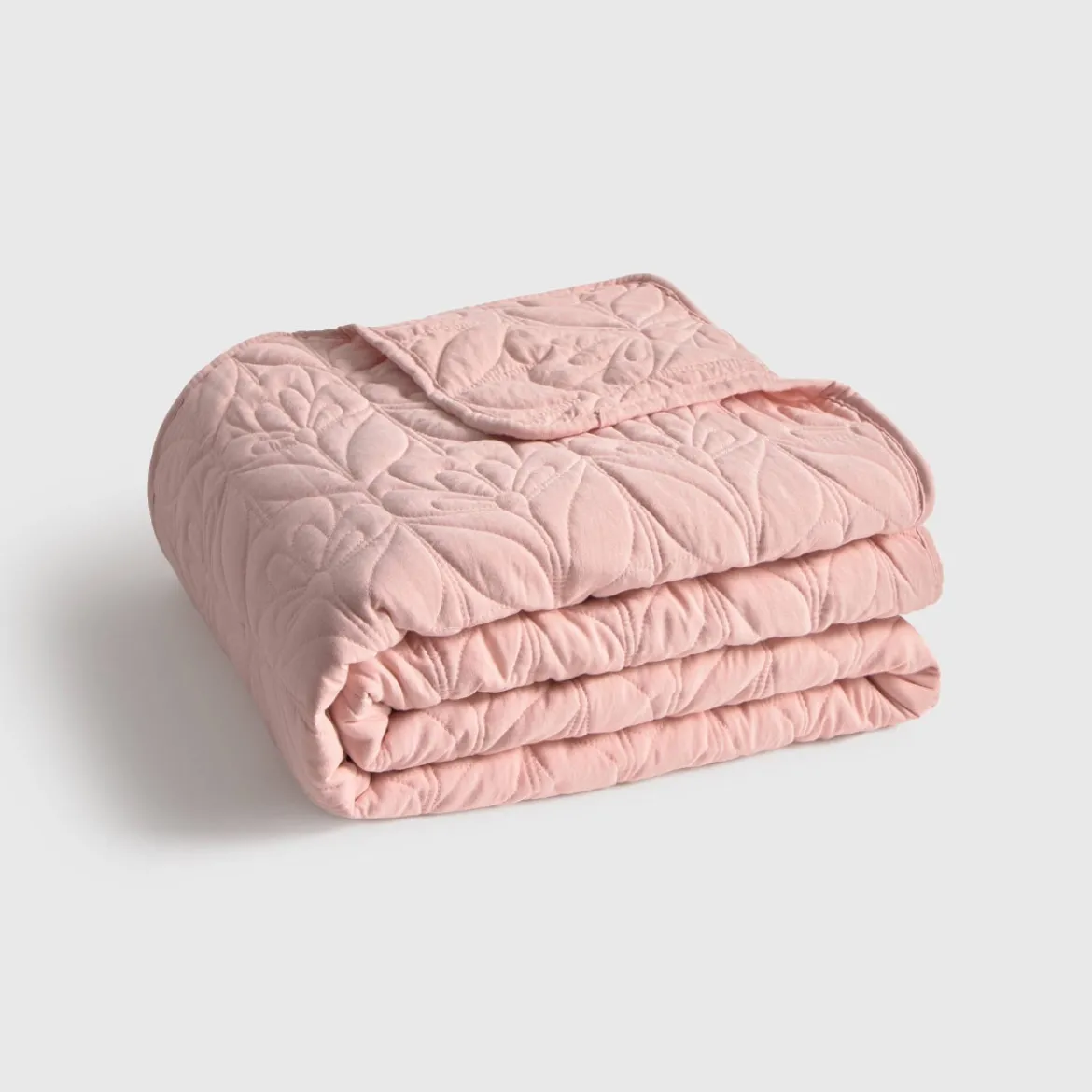 Colcha infantil acolchada floral