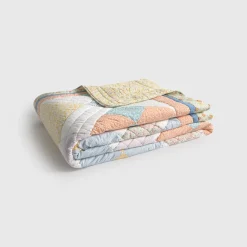 Colcha patchwork algodón reversible Folipatcol