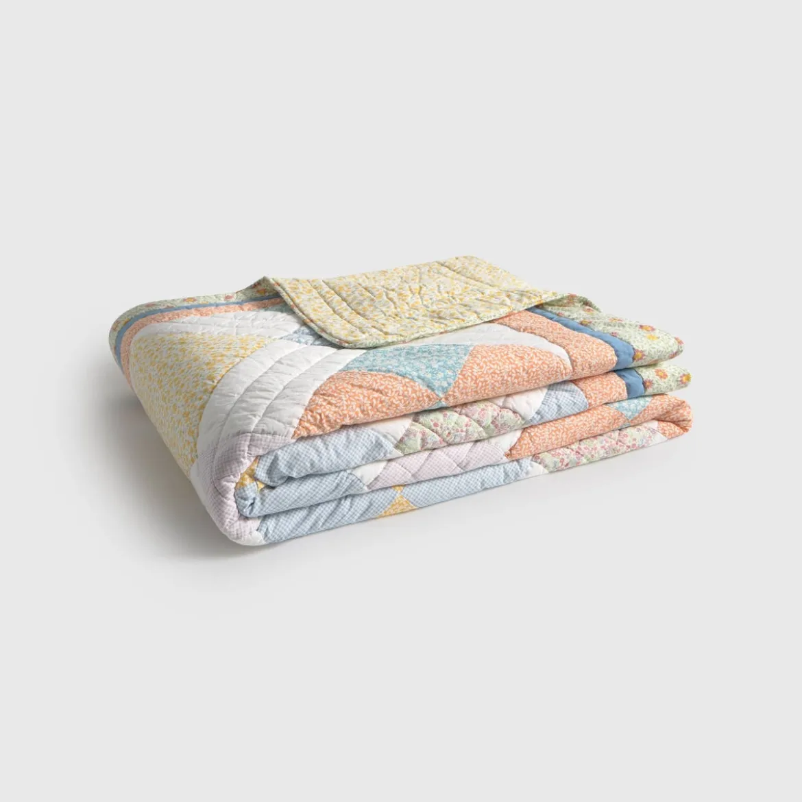 Colcha patchwork algodón reversible Folipatcol