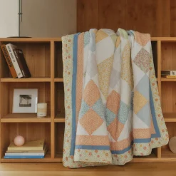Colcha patchwork algodón reversible Folipatcol