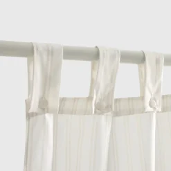 Cortina de baño estampado rayas Reti