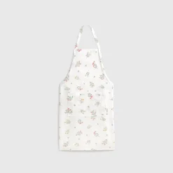 Delantal algodón estampado flores Florgu