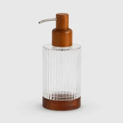Dispensador jabón baño vidrio acacia Vidridi