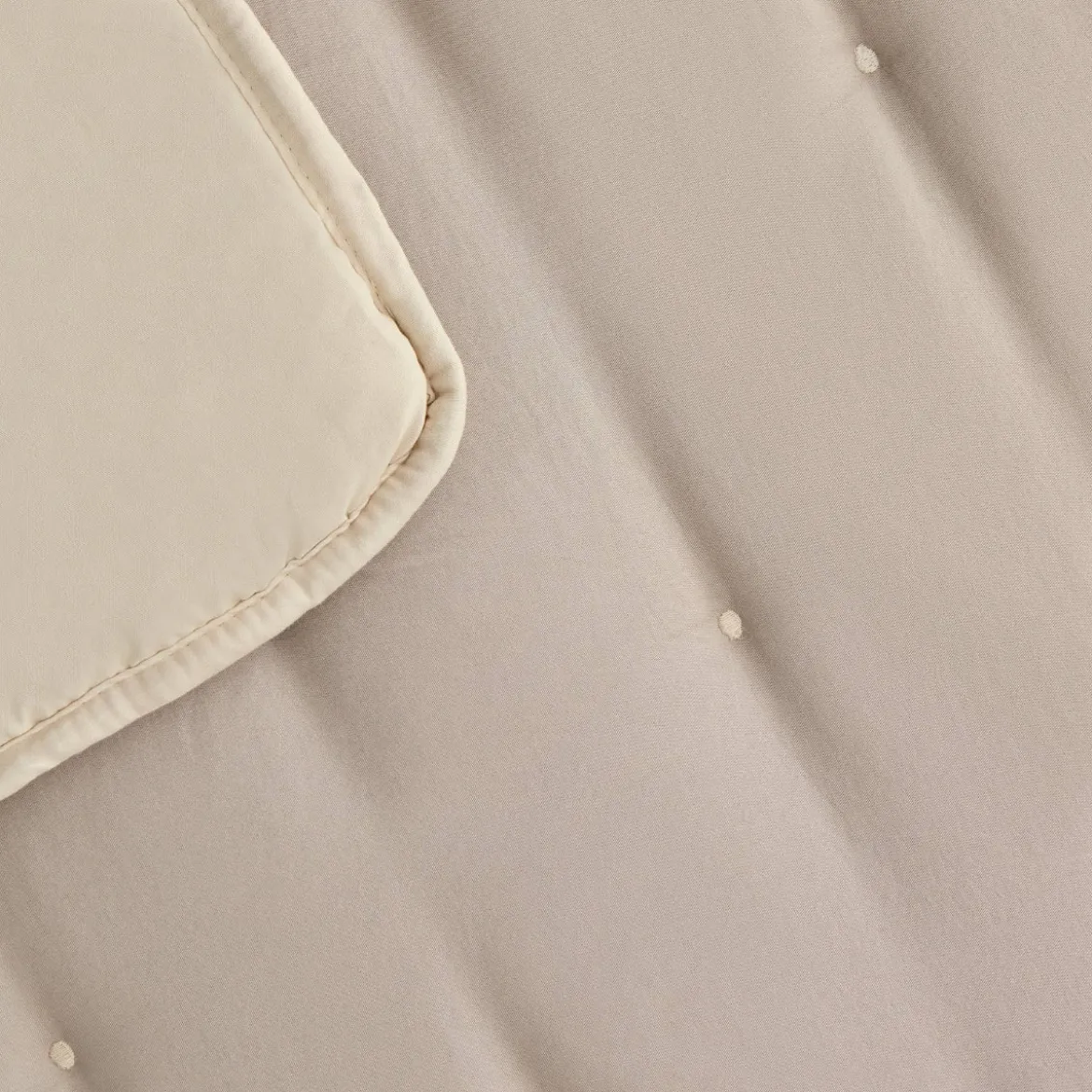 Edredón liso reversible Rustcol