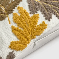 Funda cojín hojas otoño Ertlif