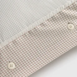 Funda de almohada algodón cuadros vichy Sepat