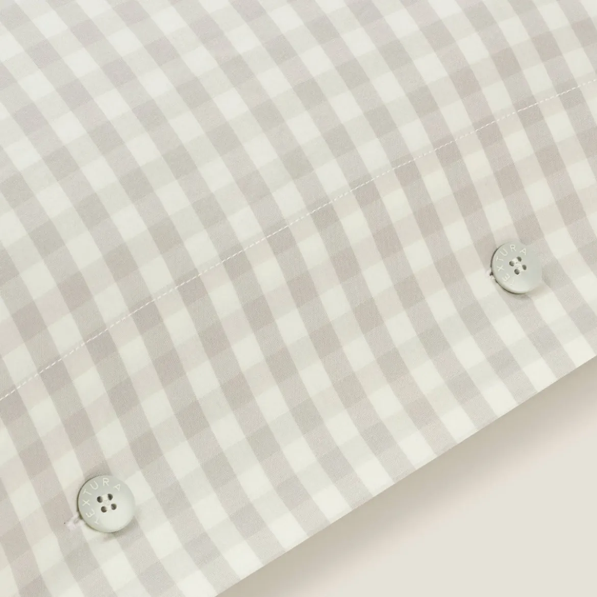 Funda de almohada algodón 180 hilos cuadros vichy Kimcua