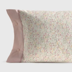 Funda de almohada algodón 180 hilos estampado floral Lalapat