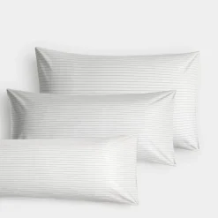 Funda de almohada algodón 180 hilos rayas Senlin