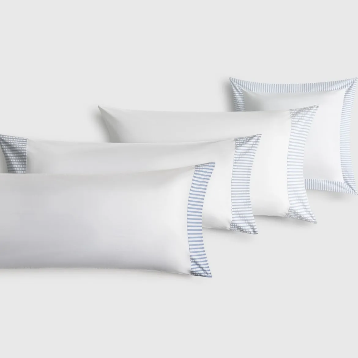Funda de almohada algodón 180 hilos seersucker Crese