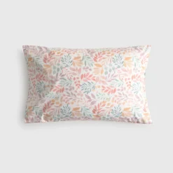 Funda de almohada algodón percal 180 hilos estampado floral Folio