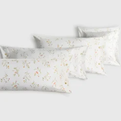 Funda de almohada algodón satén 180 hilos estampado floral Lasusa