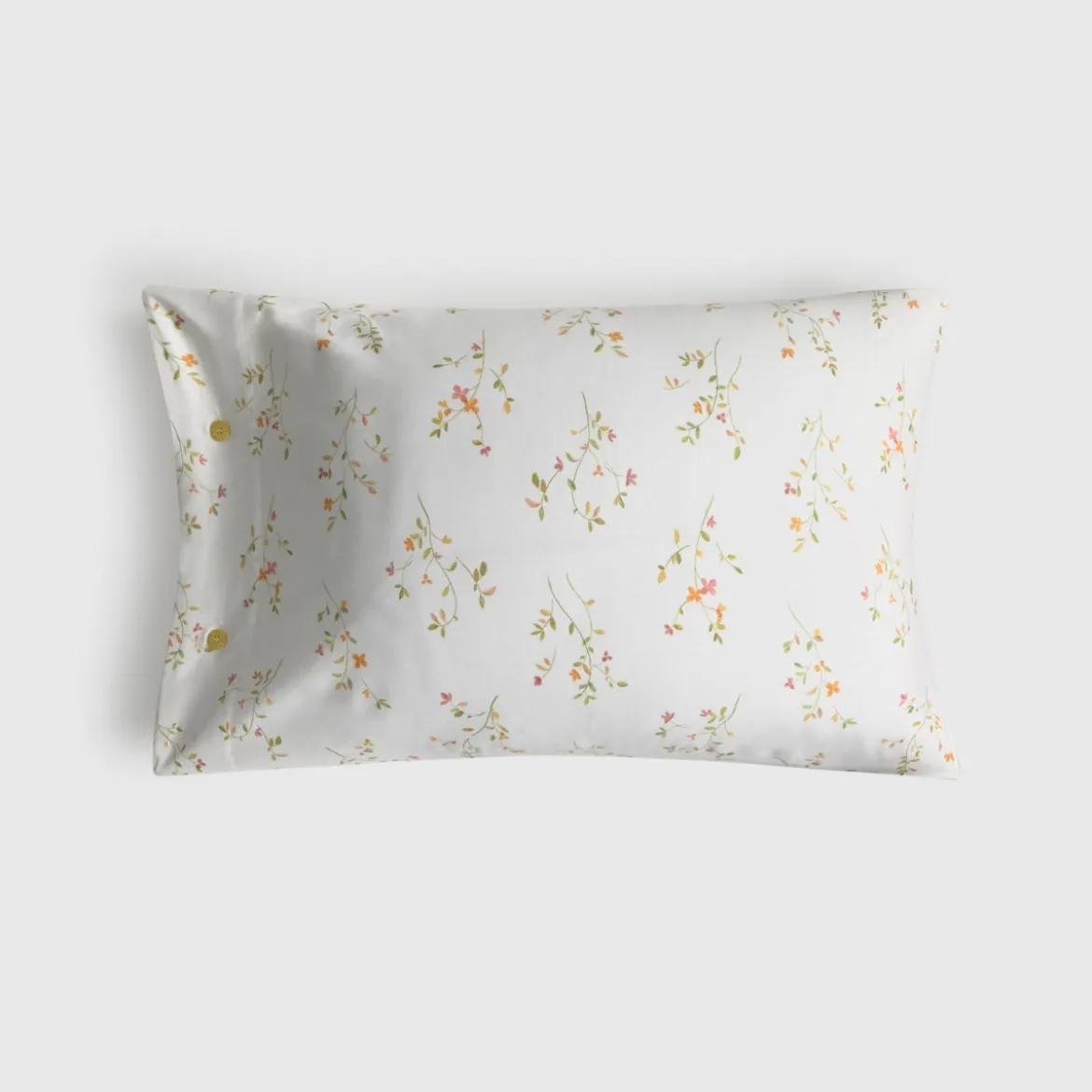 Funda de almohada algodón satén 180 hilos estampado floral Lasusa