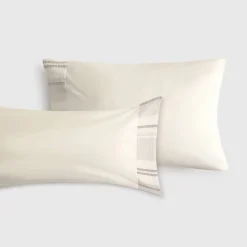 Funda de almohada de algodón 180 hilos con estructura Kimle
