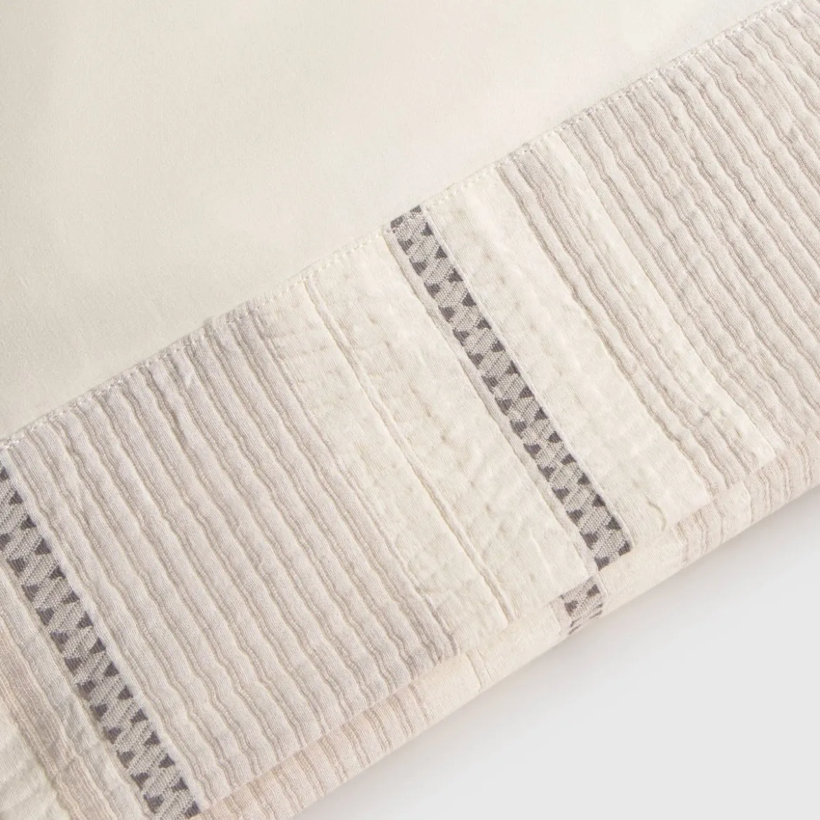 Funda de almohada de algodón 180 hilos con estructura Kimle