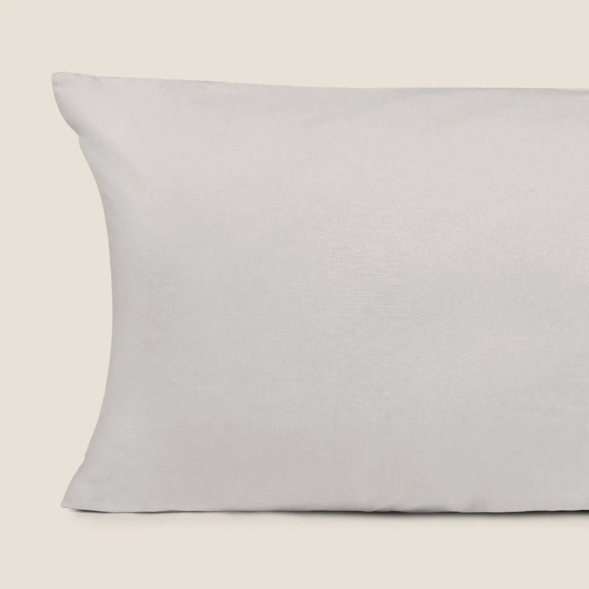 Funda de almohada lino y algodón Linlov