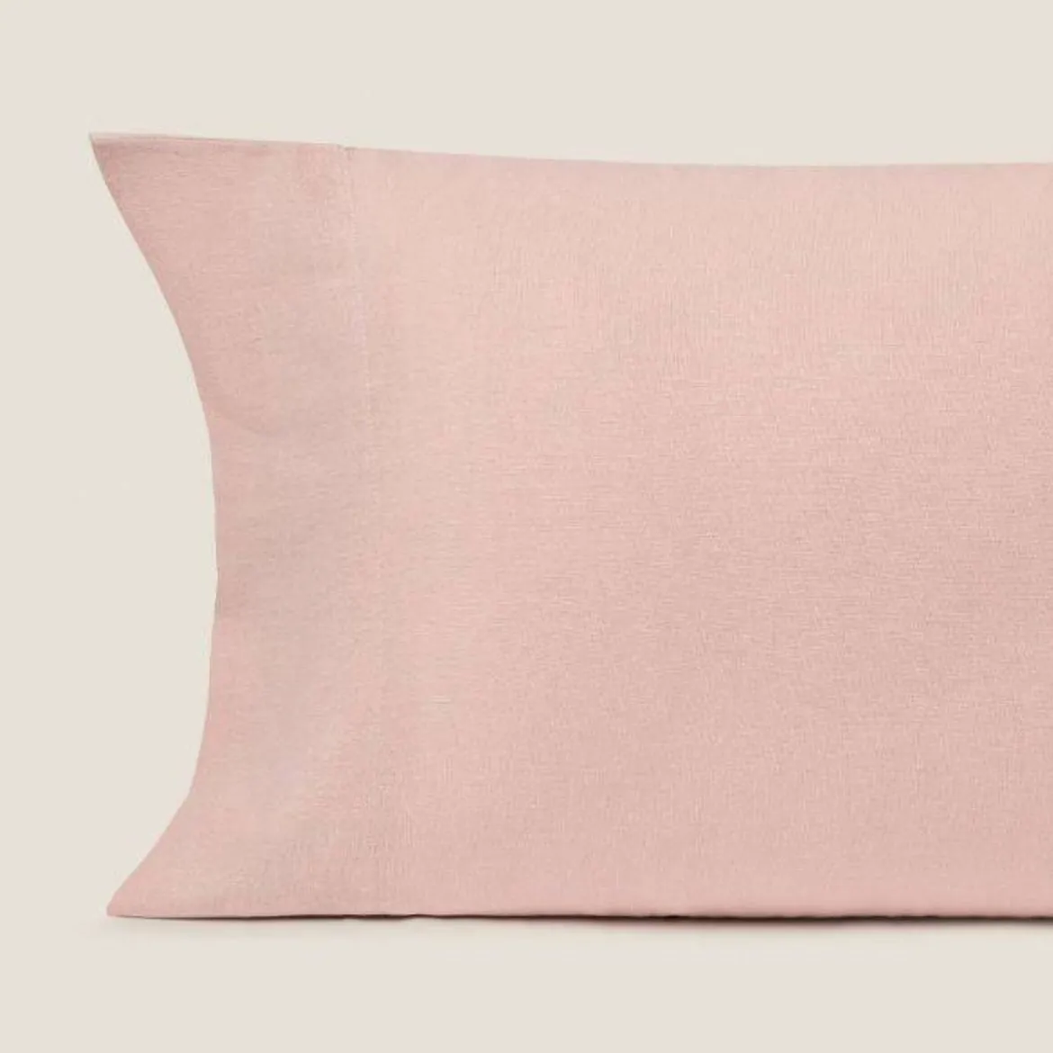 Funda de almohada lino y algodón Linlov