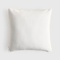 Funda de cojín algodón flores bordadas Foflis