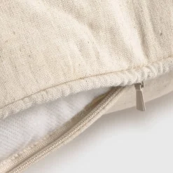 Funda de cojín algodón flores bordadas Fridasy