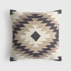 Funda de cojín bordado geométrico Cusco