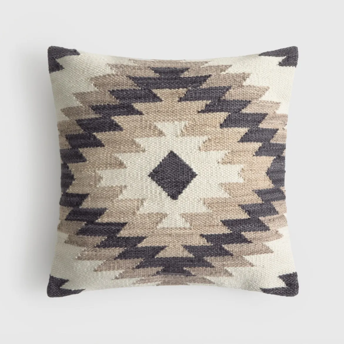 Funda de cojín bordado geométrico Cusco