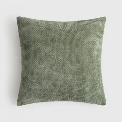 Funda de cojín chenilla con textura Basket