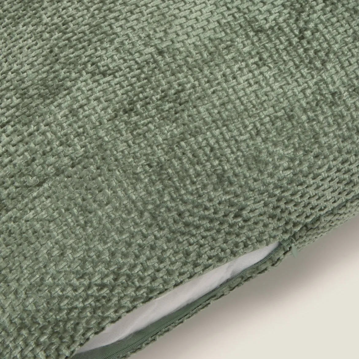 Funda de cojín chenilla con textura Basket