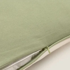 Funda de cojín con bordado floral Groun