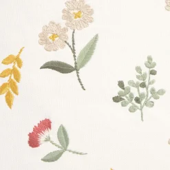 Funda de cojín con bordado floral Groun