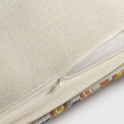 Funda de cojín rayas bordadas Situ